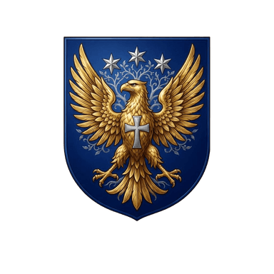 Brasão heráldico da Família Solutchak representando as raízes ucranianas
